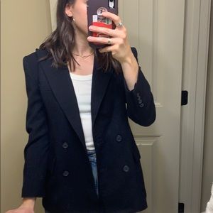 Vintage Ralph Lauren Wool Blazer Navy Size 4P